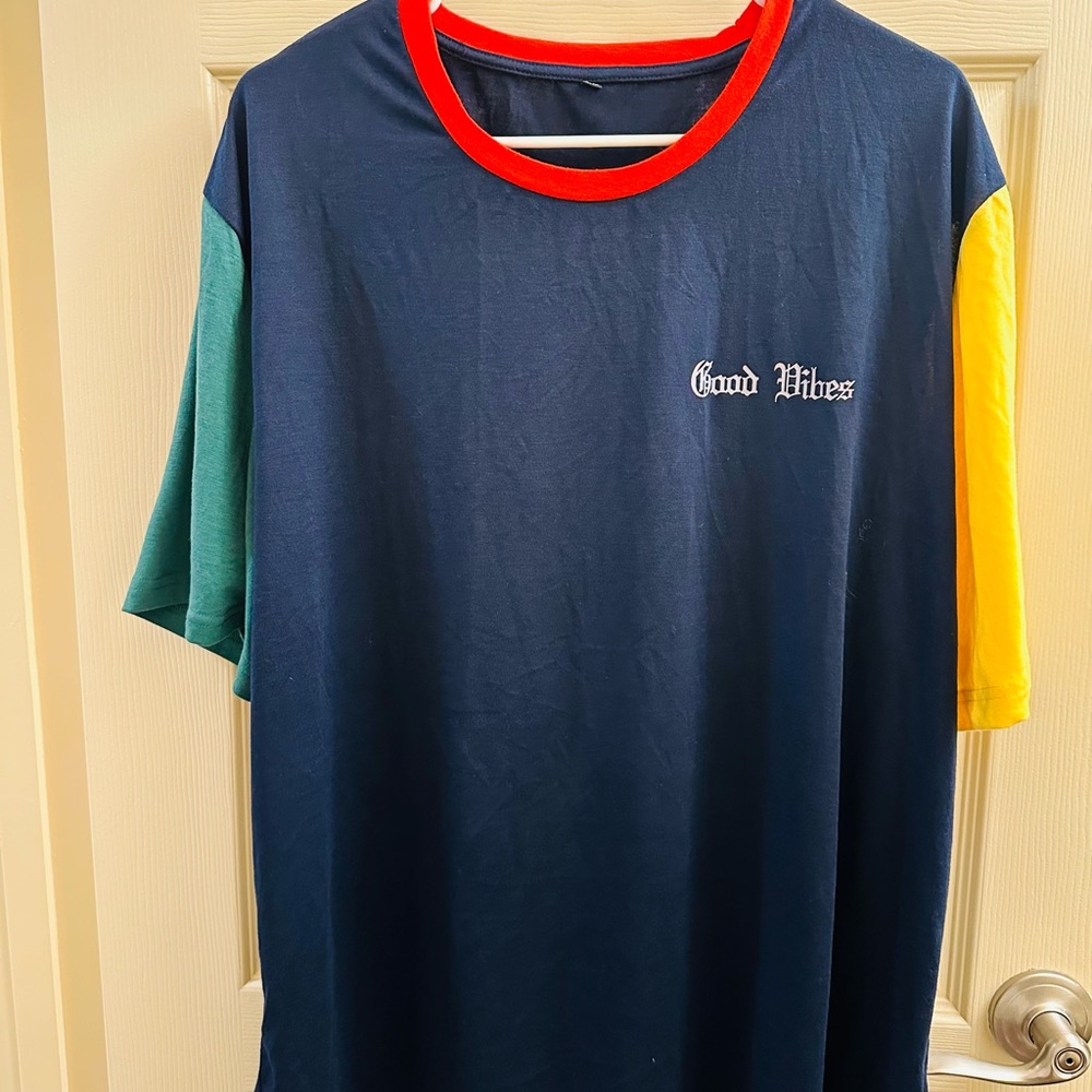 “Good Vibes” Multicolor Men's T-Shirt